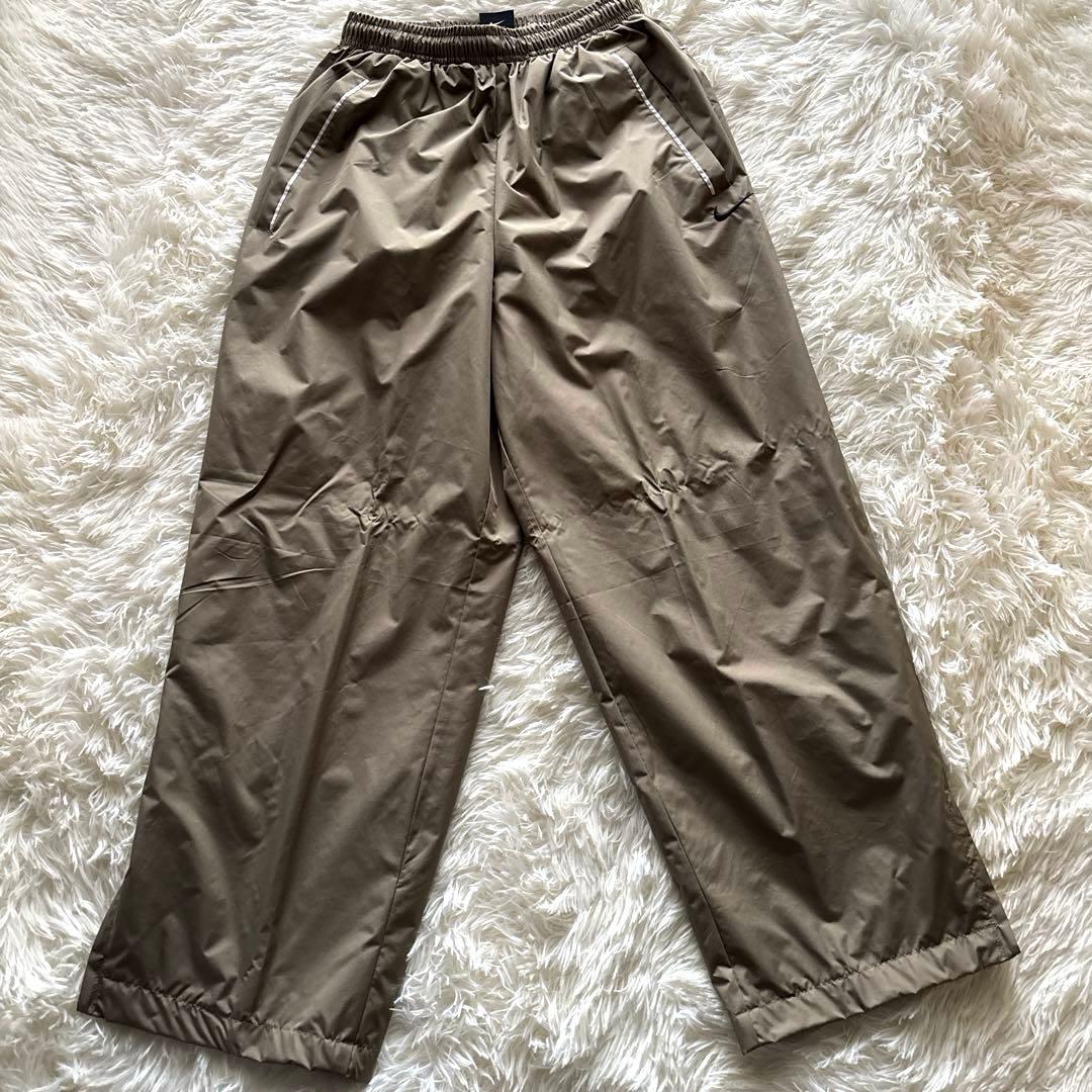 古着　ナイキ ウインドブレーカー セットアップ カーキ×黒　CLIMA-FIT