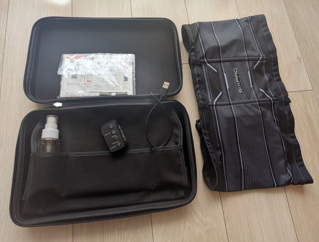 SIXPAD EMS腹筋トレーニング ブラック