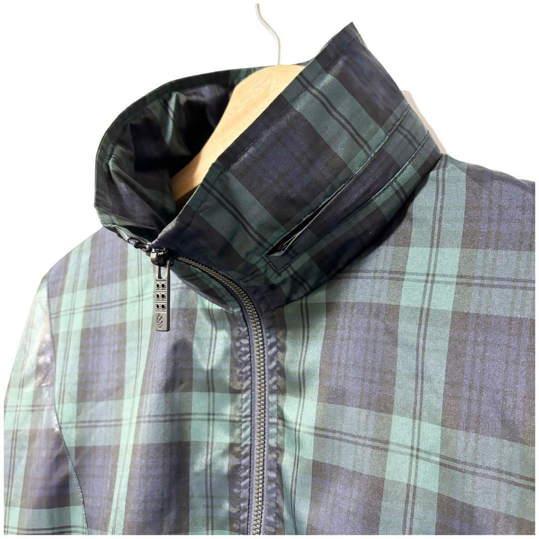 ラッセルノ ゴルフ 族虎 チェック ジップアップ ブルゾン D.グリーン L 5