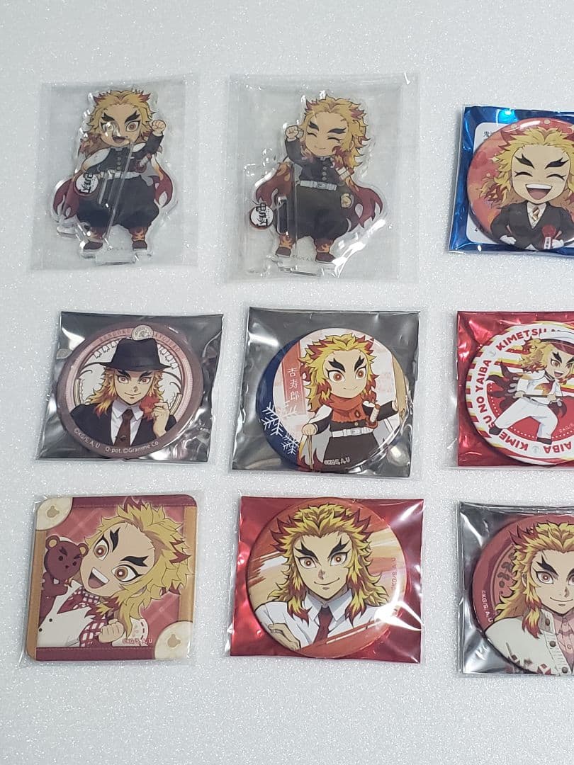 鬼滅の刃 煉獄杏寿郎 アクスタ 缶バッジ 35点セット まとめ