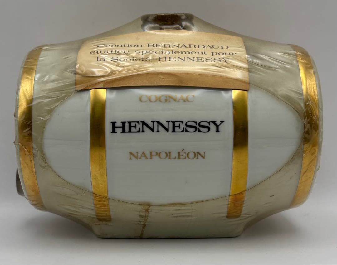 未開栓 Hennessy ヘネシー ナポレオン 樽型陶器ボトル コニャック