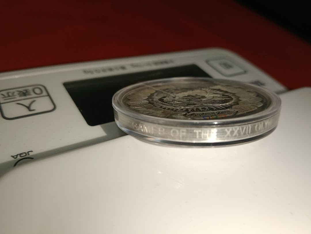 （掘り出し物）2000年シドニーオリンピック公式記念（５＄）銀貨品位：99.9％