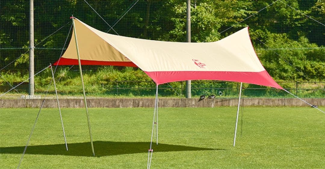 CHUMS BOOBY WING TARP チャムス　ヘキサタープベージュレッド