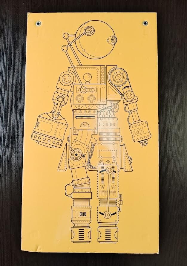 GIRL SKATEBOARDS ガール スケートボード ロボット 看板