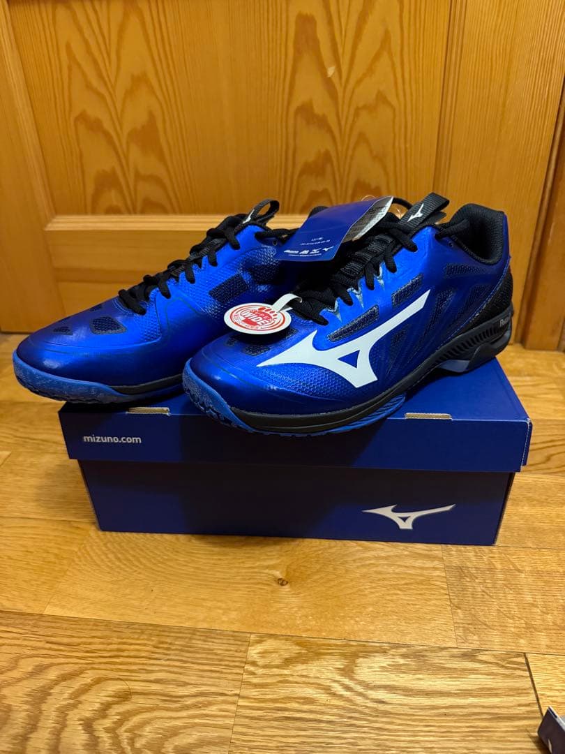 【新品】ミズノ テニスシューズ ウエーブエクシード 4SW OC／26cm 幅広