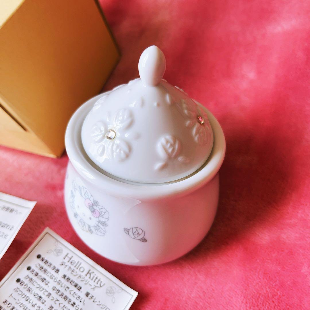 希少レア　ハローキティ　シュガーポット　ダイヤモンド　1999 サンリオ