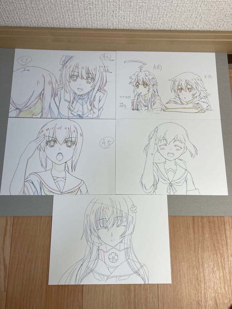 艦これ 特典 非売品 原画イラストカード 24枚セット