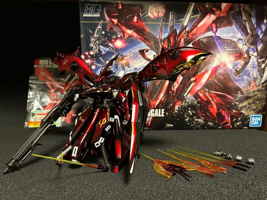 HGUC 1/144 ナイチンゲール　キャンディーグラデーション全塗装済み完成品