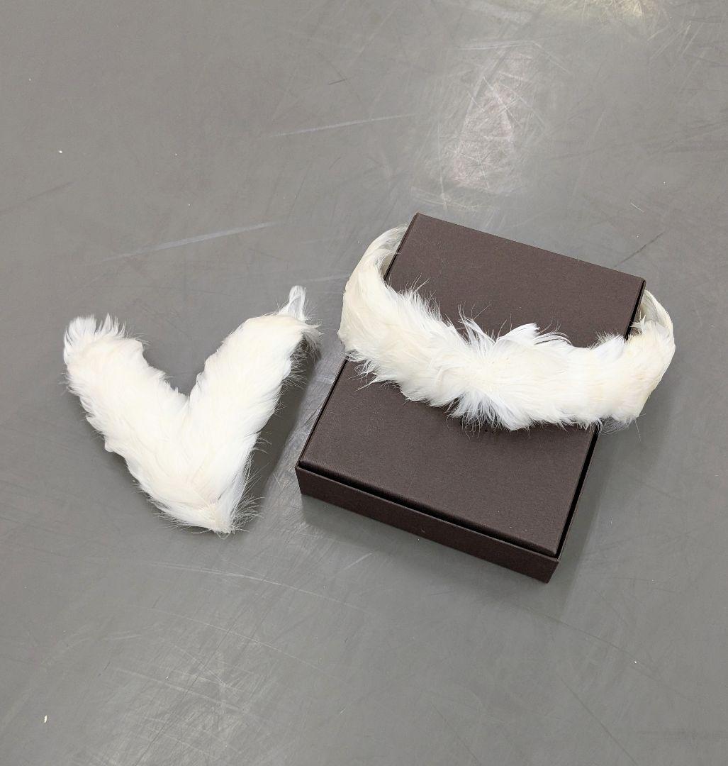 バレエ衣裳/ジュニア 白鳥9着セット 頭飾り(羽)付き