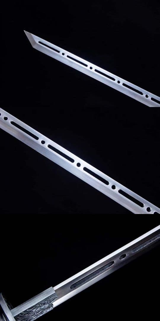 滅食透かし戦刀-高性能マンガン鋼 古兵器 武具　刀装具　日本刀　模造刀 居合刀