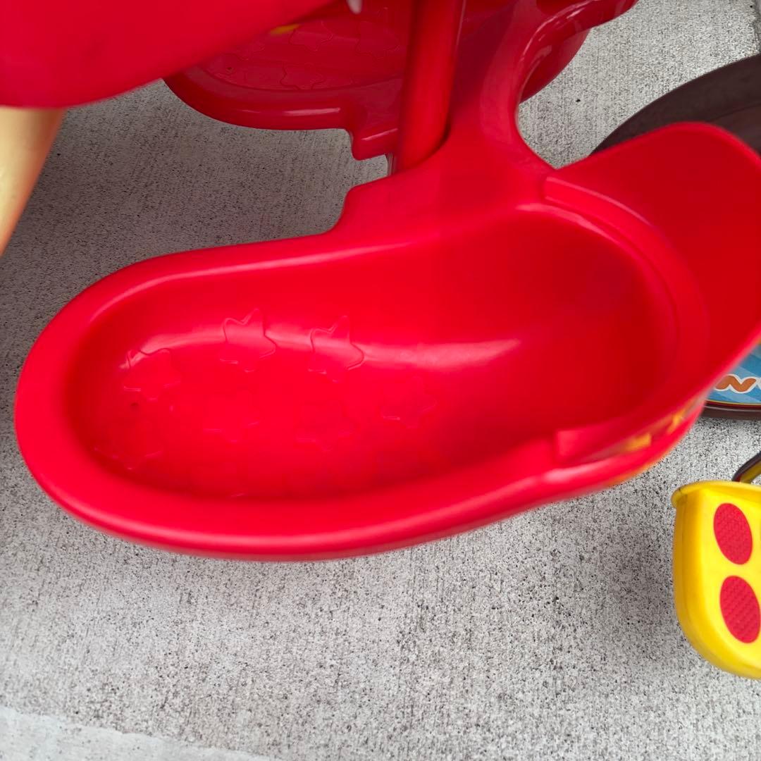 【美品】アンパンマン 三輪車 アンパンマンデラックス2おまけ自転車