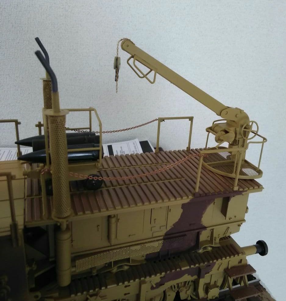 《手渡し限定》ドラゴン1/35 ドイツ列車砲レオポルド【完成品】