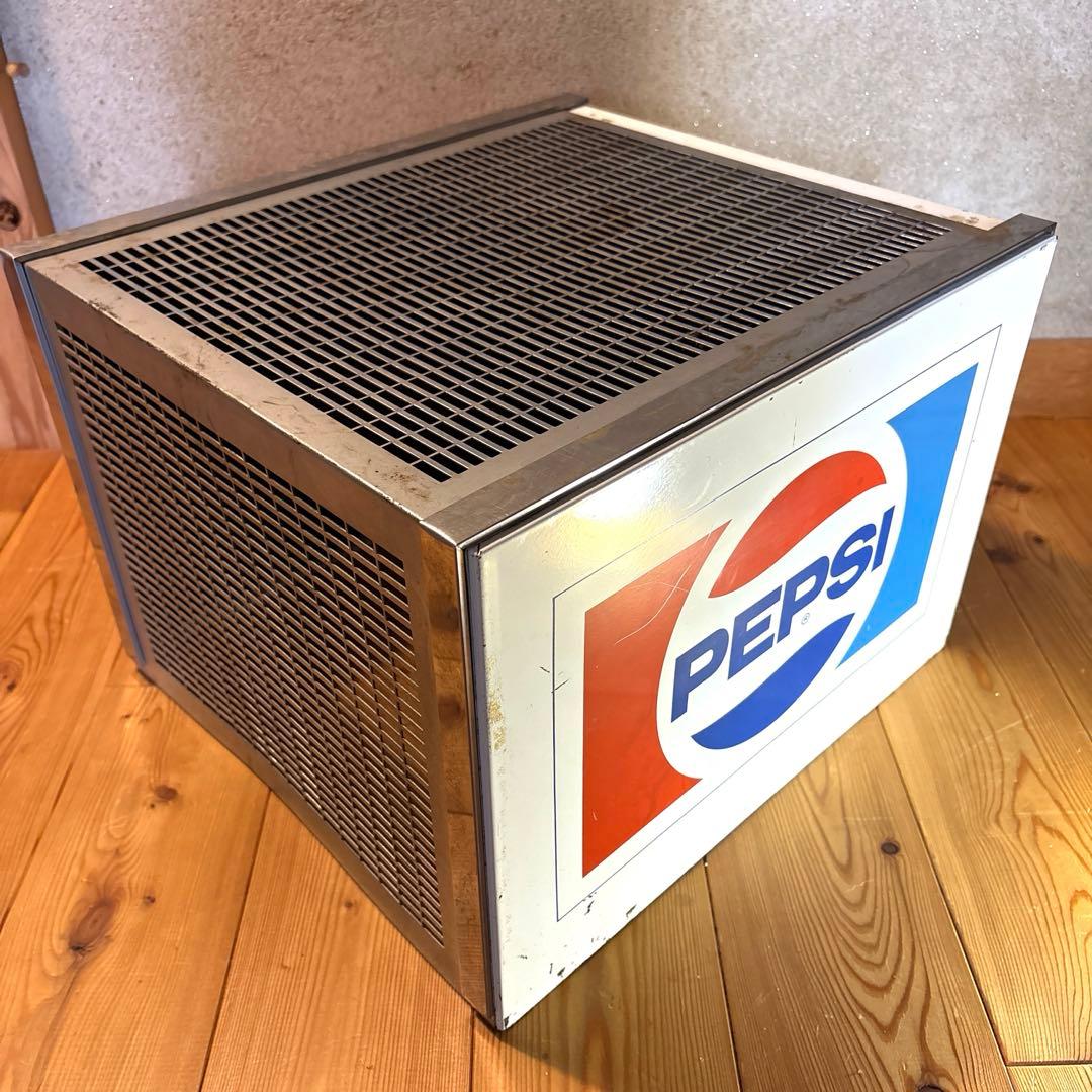 70’s ペプシコーラ　シェルフ　ボックス　USA ストアディスプレイ　看板
