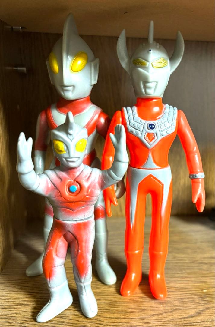 ブルマァク タカトク ウルトラマン ソフビ まとめ売り エース タロウ 当時物