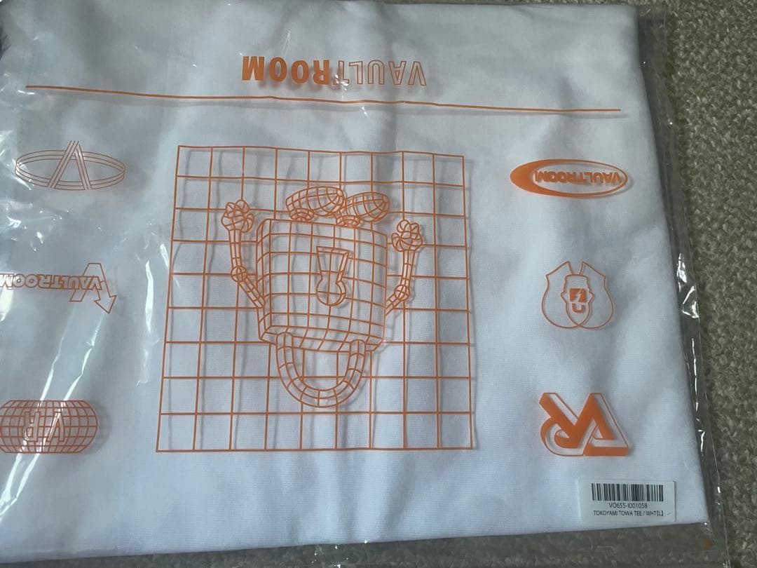 アイドル vaultroom TOKOYAMI TOWA TEE WHT L