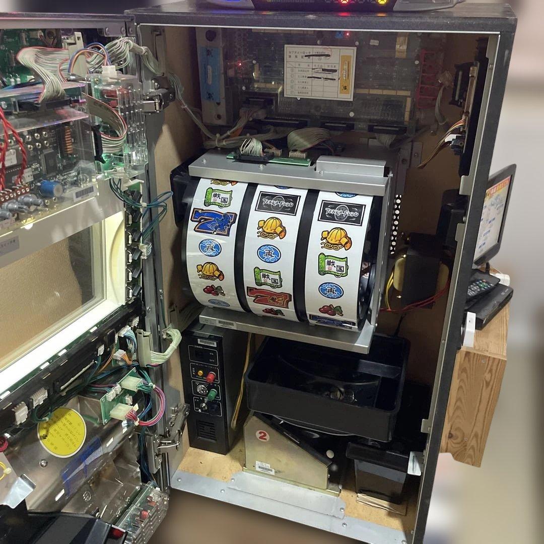 パチスロ　実機　山佐　初代　天下布武　遊戯仕様　中古品