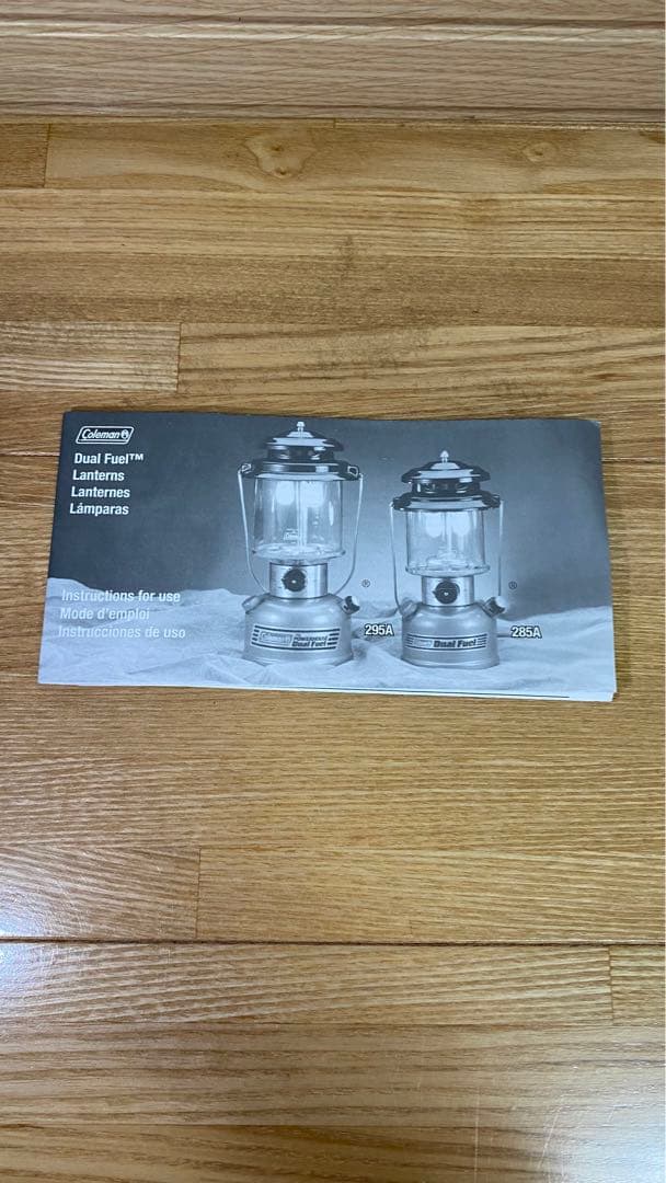 コールマン285ツーマントル　デュアルフューエル　ランタン　ケース付　並行輸入品