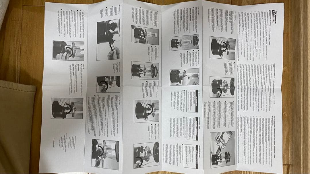 コールマン285ツーマントル　デュアルフューエル　ランタン　ケース付　並行輸入品