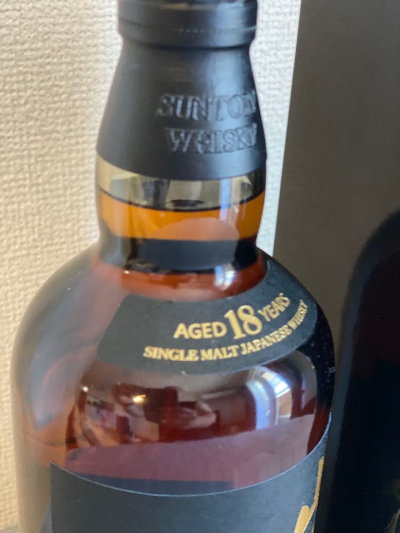 山崎 18年 シングルモルトウイスキー 箱入り 1本