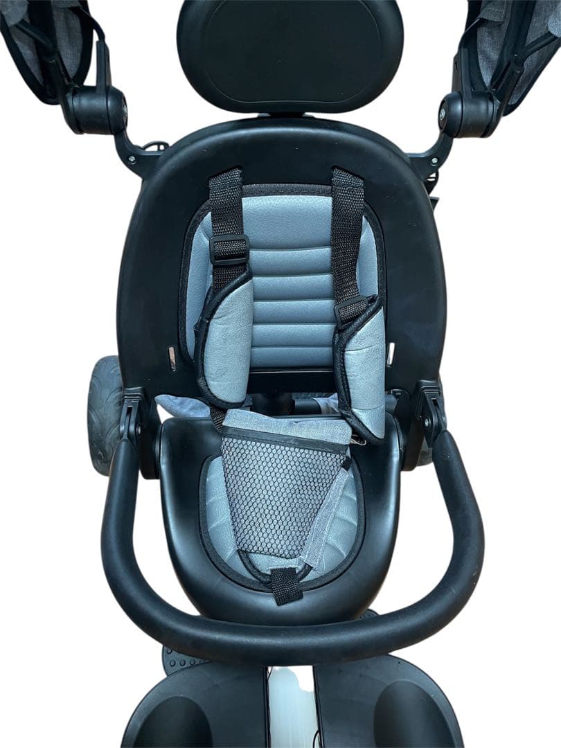 折りたたみ三輪車 グレー 5段階調整