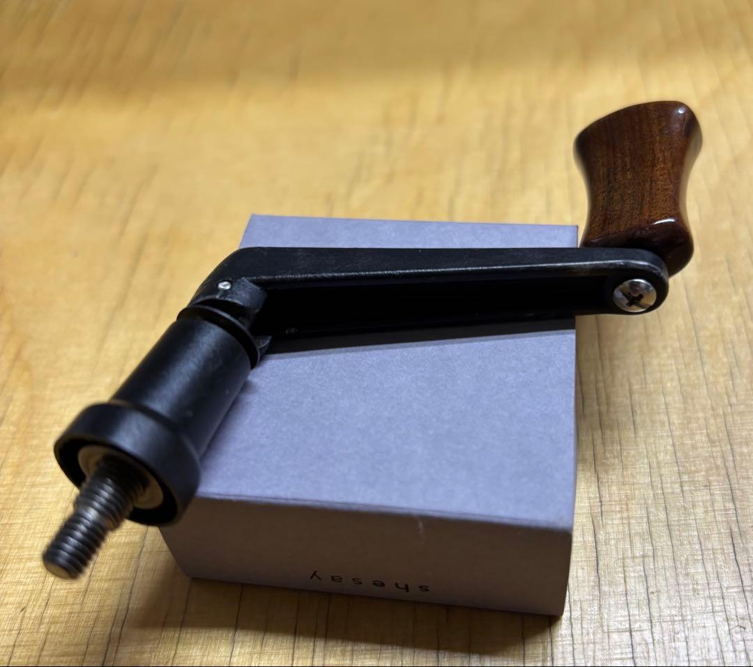 Abu カーディナル C3　純正ハンドル　Avail ウッドノブ　ノブ交換可能