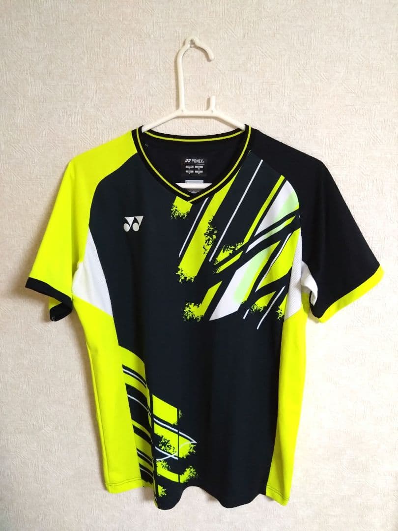 YONEXヨネックス ブラックイエローゲームウェア