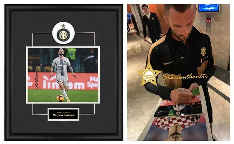 直筆サイン入り写真 マルセロ・ブロゾヴィッチ インターミラノ SA鑑定済