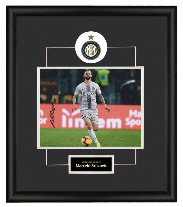 直筆サイン入り写真 マルセロ・ブロゾヴィッチ インターミラノ SA鑑定済