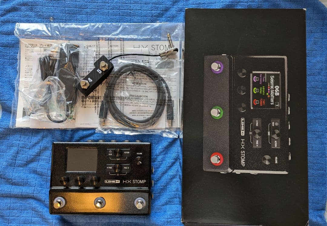 LINE6 HX STOMP 拡張フットスイッチ付　美品