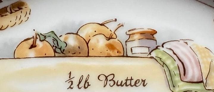 微スレ ブランブリーヘッジ レシピプレート③ハニーアンドナッツビスケット 未使用