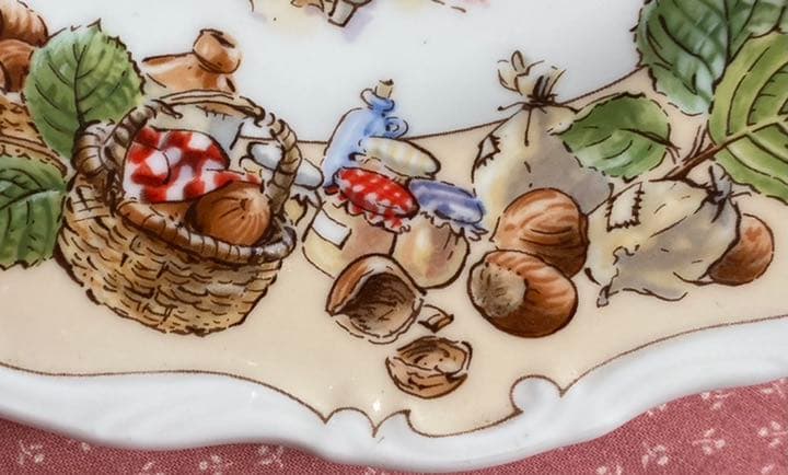 微スレ ブランブリーヘッジ レシピプレート③ハニーアンドナッツビスケット 未使用