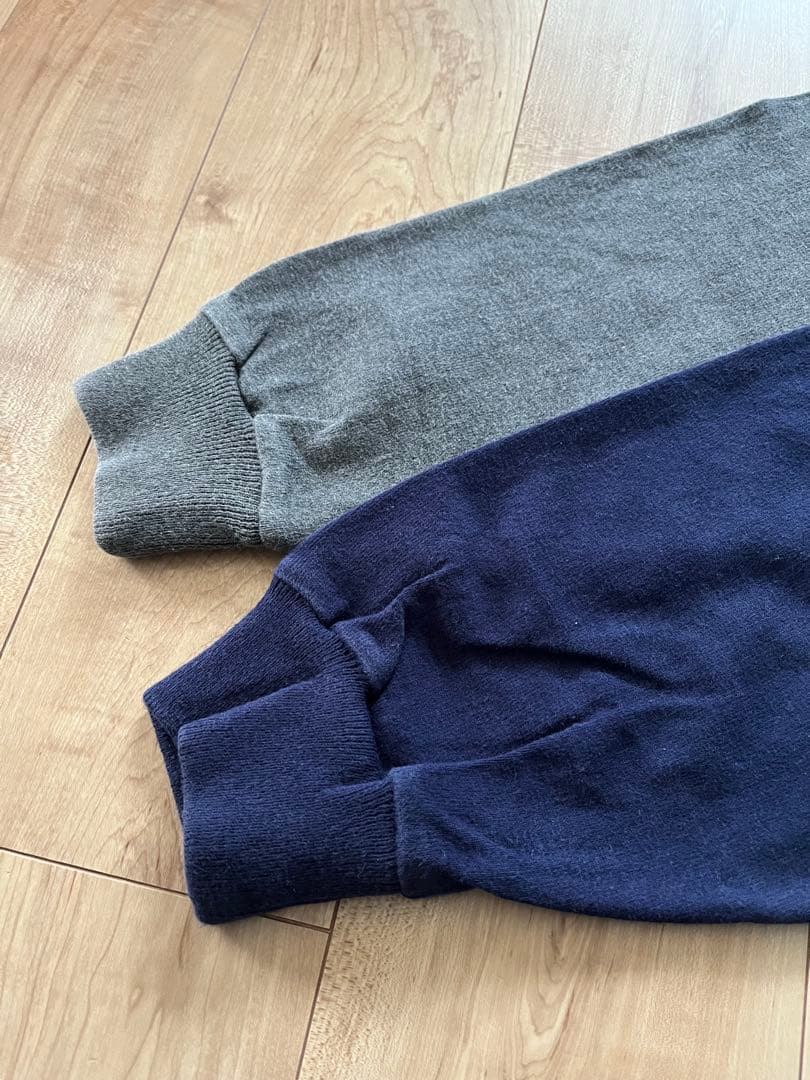 90s L.LBean ラガーシャツ マルチパネル エルエルビーン スウェット