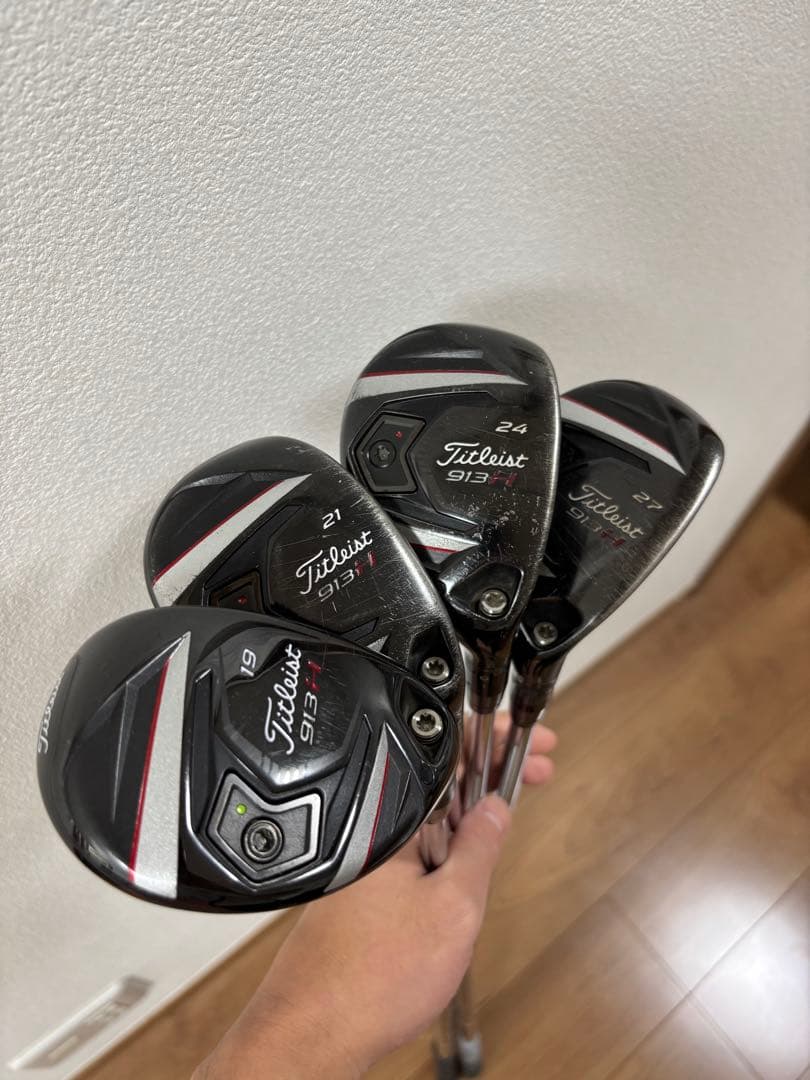 【名器4本セット】 タイトリスト913H UT（19°/21°/24°/27°）