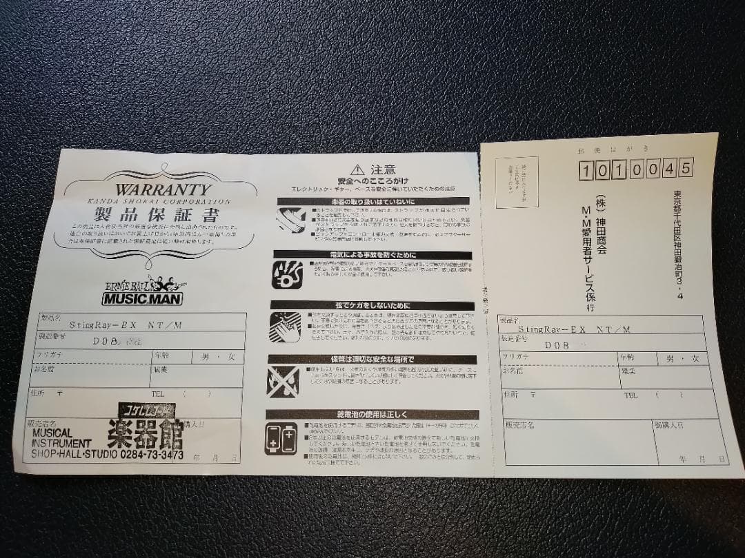 ☆Music Man / StingRay EX☆