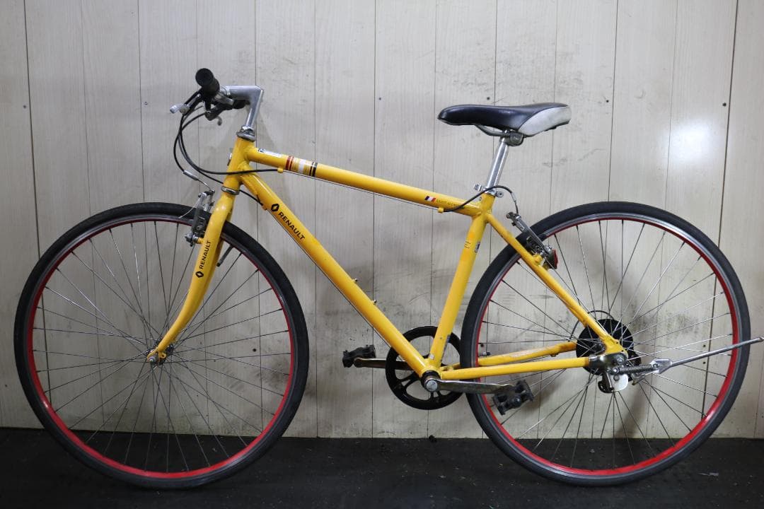 ルノー（RENAULT）700C シマノ6速 アルミ 440mm YELLOW