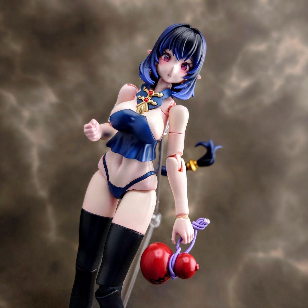 和模線 メドタの残響 キョンシー・玖蓮　全塗装完成品