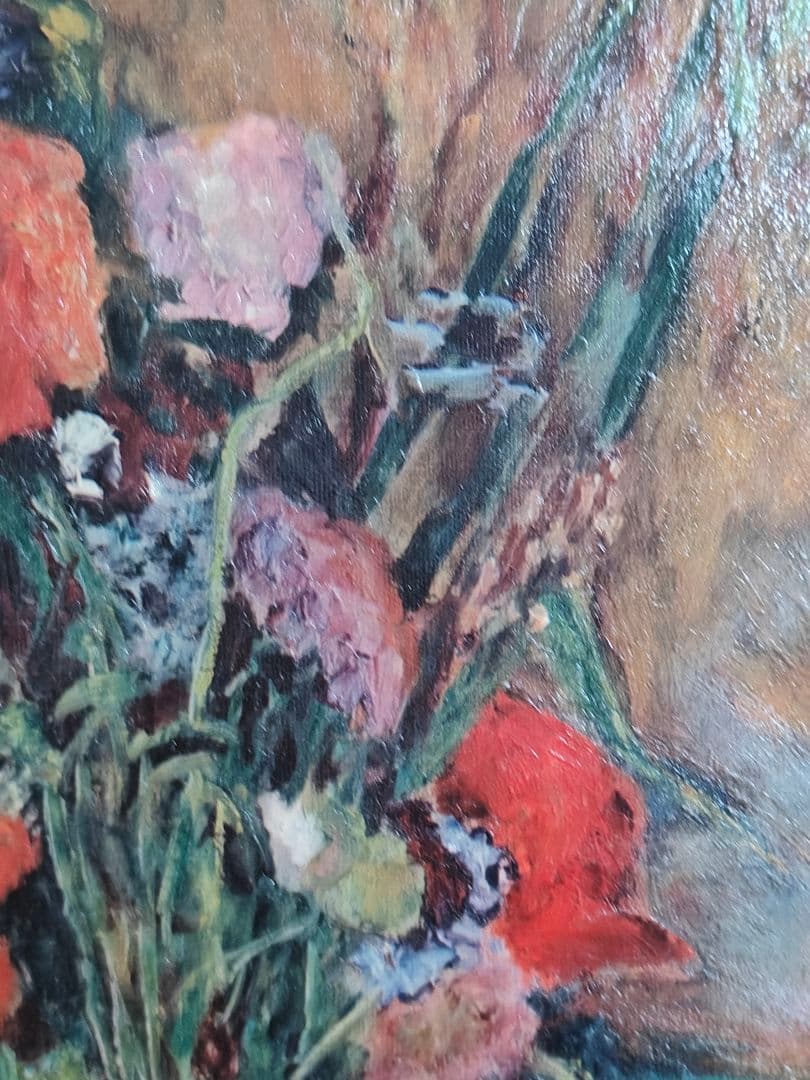 油彩画 花瓶の花 ピエールボナール 複製絵画