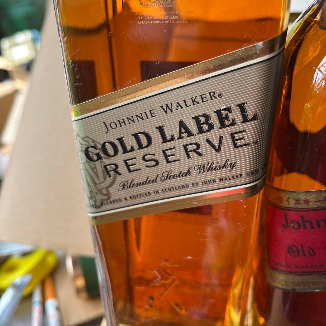 ジョニーウォーカー２本セット1L 750ml特級