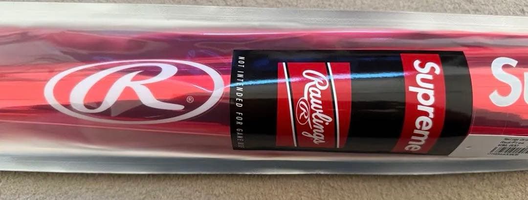 Supreme Rawlings Chrome Baseball Bat 赤
