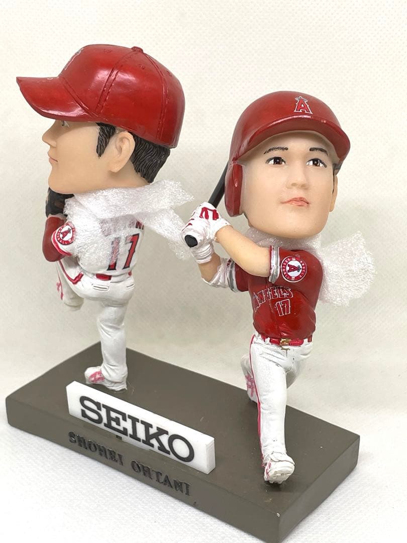 【SEIKO 非売品】 大谷翔平二刀流ボブルヘッド フィギュア　エンゼルス