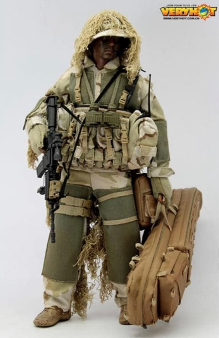 廃盤　VERYHOT社 アクション ミリタリー 狙撃　コスチューム　本体　セット