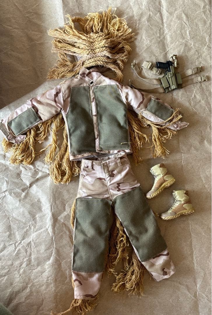 廃盤　VERYHOT社 アクション ミリタリー 狙撃　コスチューム　本体　セット