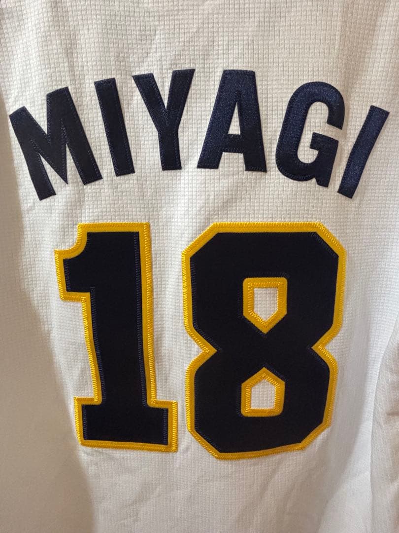 オリックス　宮城大弥　ユニフォーム　BlueWave　Sサイズ　ハイクオリティ