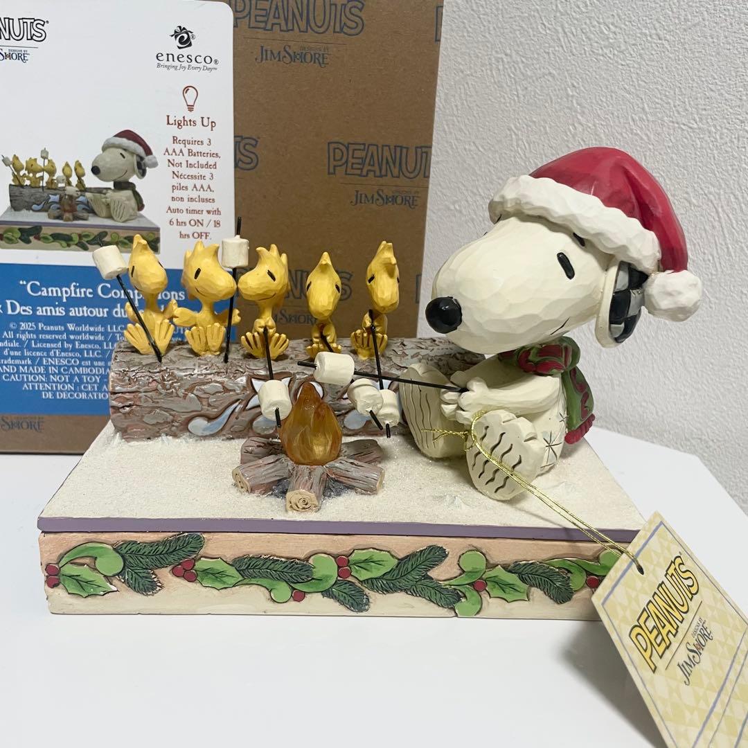 【2/6までの出品】 フィギュア スヌーピー ウッドストック クリスマス