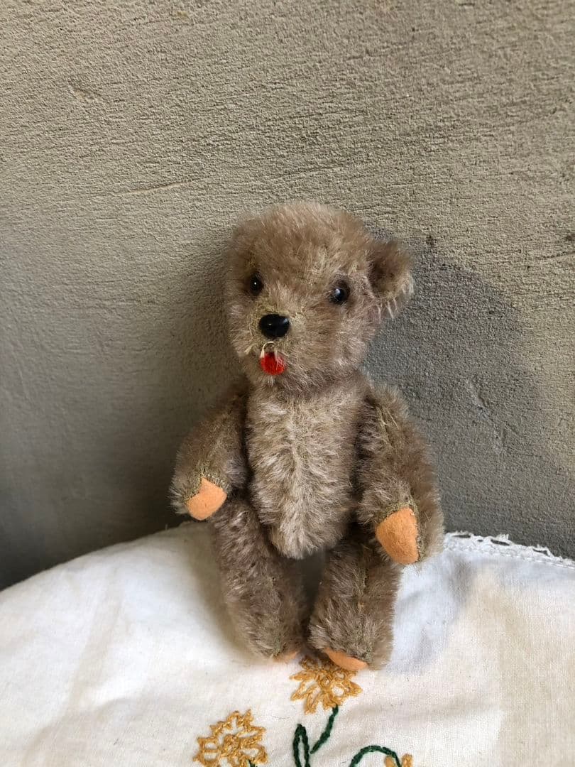 アンティーク ドイツ製 舌出しミニテディベア テディ