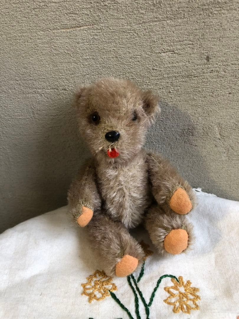 アンティーク ドイツ製 舌出しミニテディベア テディ