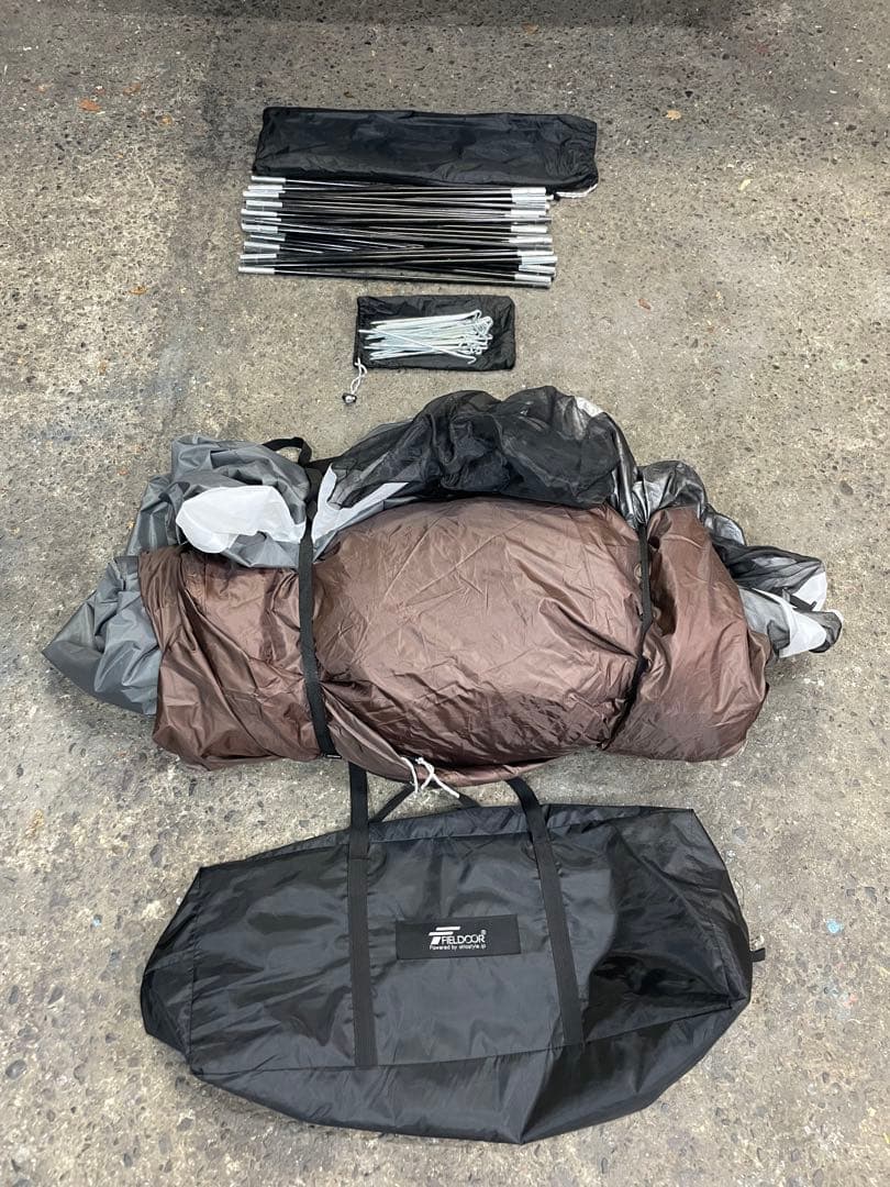 FIELDOOR テント 大型 トンネルテント 620 フィールドア