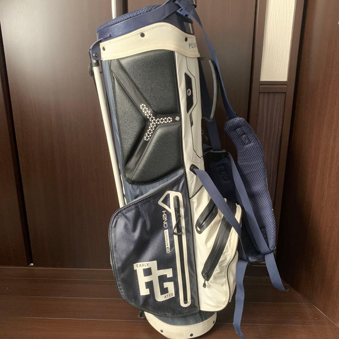 PEARLY GATES キャディバッグ ネイビー/ホワイト