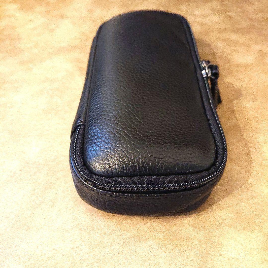 SEASAR OctFoldペンケース エンボスレザー ブラック