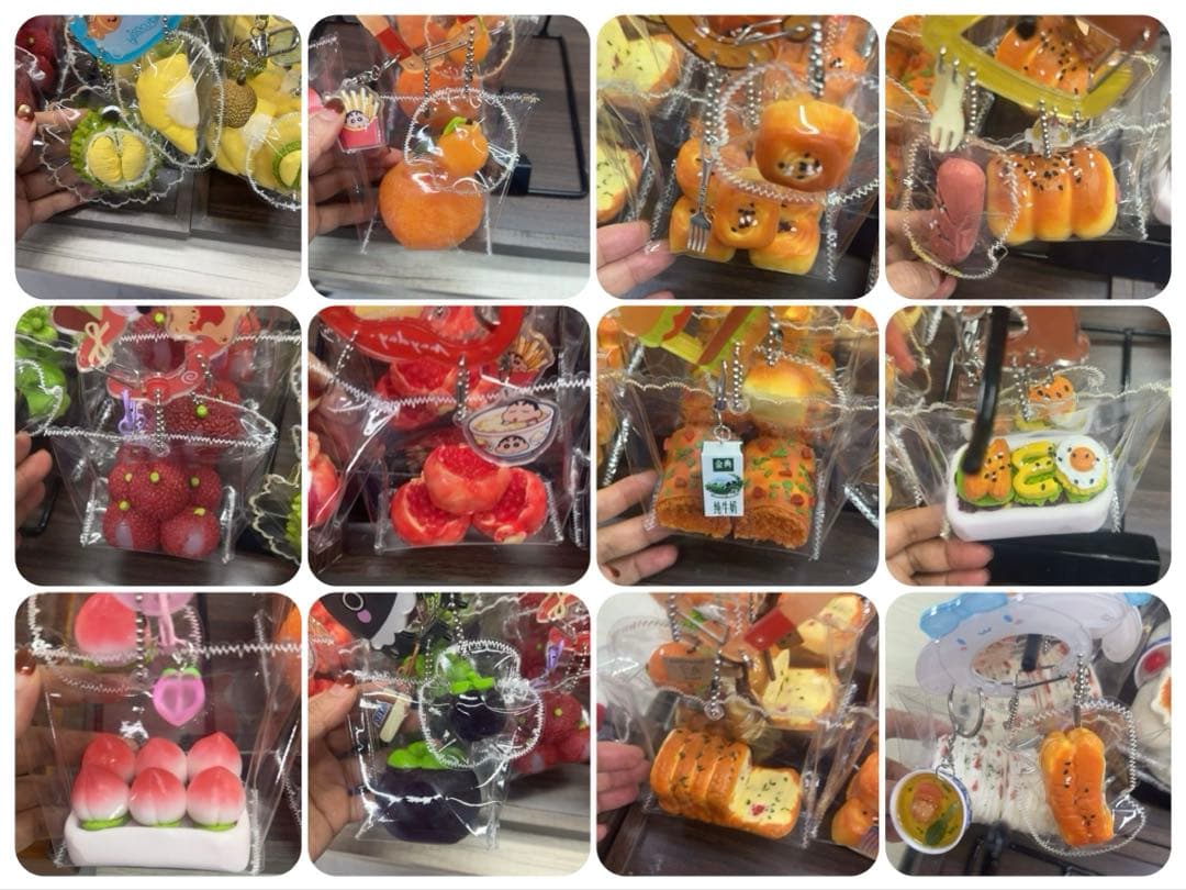 あんず作者さん　食べ物一袋　スクイーズ　41種類